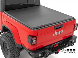 Jeep Gladiator JT Bed Cover - Tri-Fold - Rough Country - Soft